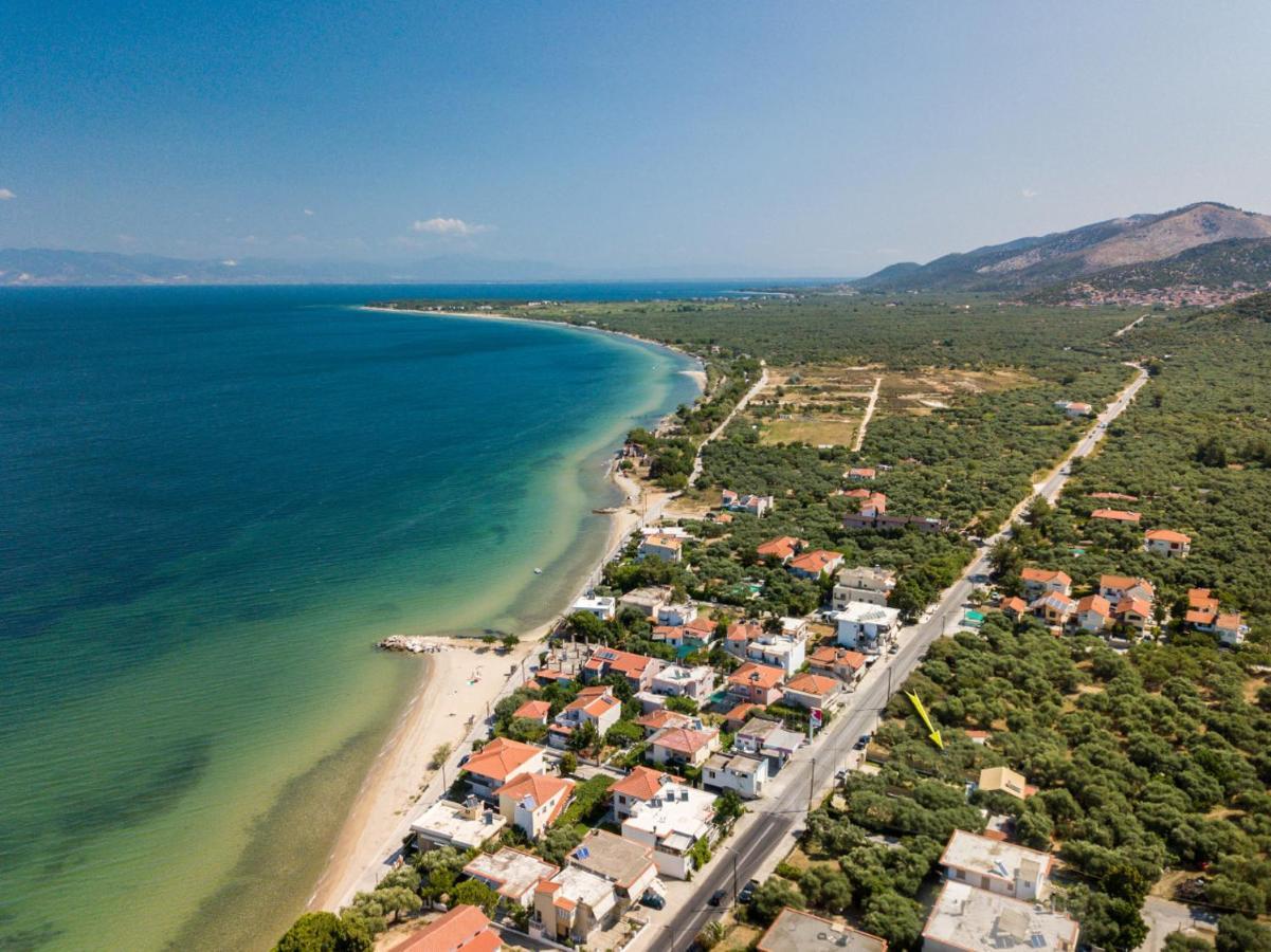 Villa 4 You Iliopetra Skala Sotiros Exteriör bild