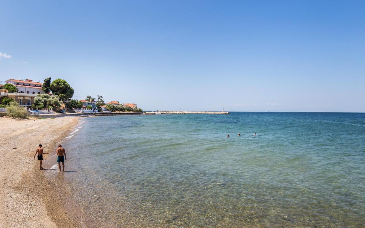 Villa 4 You Iliopetra Skala Sotiros Exteriör bild